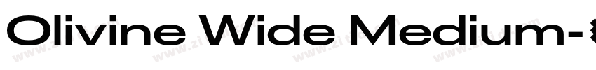 Olivine Wide Medium字体转换